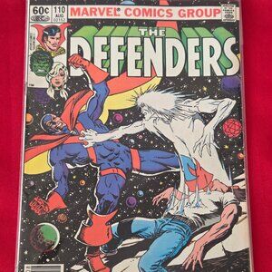 VINTAGE 1982, DEFENDERS COMIC BOOK, DEVIL SLAYER VS. THE HUNGER, ISSUE #110
